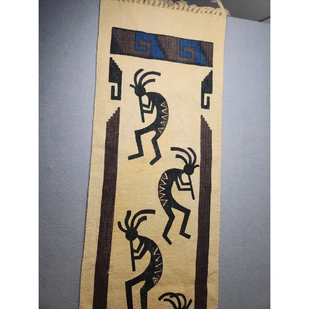 Dancing Kokopelli Table Runner El Paso Saddle Blanket Co 6ft 1 Inch